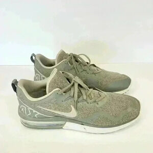Nike Mens Air Max Fury AA5739-003 Gray Running Shoes Sneakers Size 13